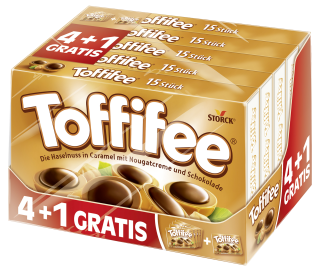Toffifee 4+1 - 625 g Karton