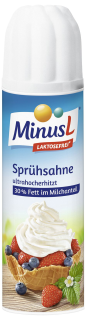 MinusL Sprühsahne 30 % Fett ultrahocherhitzt...
