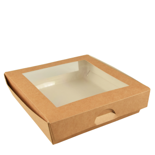 Pap Star Pure Feinkostboxen 1000 ml Braun Pappe,...