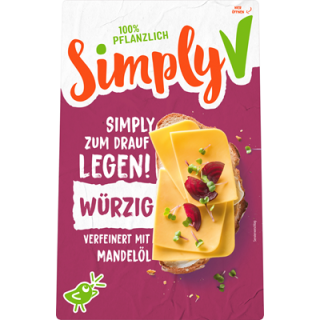 Simply V Vegane Genießerscheiben Würzig - 1 x 150 g Stück