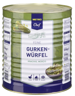 METRO Chef Feine Gurken Würfel - 10,20 l Stück