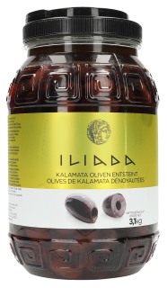 Iljada Kalamata Oliven entsteint - 3,20 l Krug