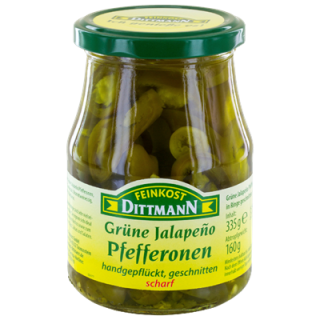 Feinkost Dittmann Jalapeño-Pfefferonen - 335 g Tiegel