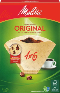 Melitta Filtertüten Original 1 x 6