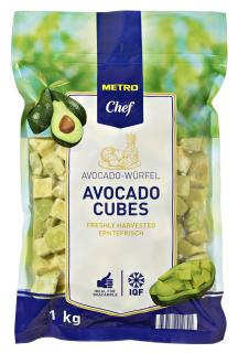 METRO Chef Avocado tiefgefroren - 1 kg Beutel