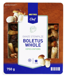 METRO Chef Steinpilze ganz tiefgefroren roh - 750 g Packung