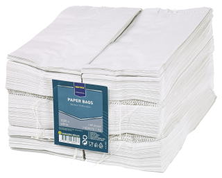 METRO Professional Papierfaltenbeutel 1 kg Weiß -...
