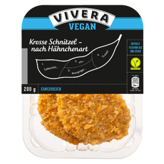 Vivera Krosse Schnitzel nach Hähnchenart vegan...