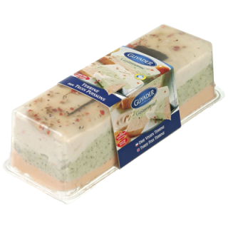 Guyader Drei-Fischterrine Lachs Pollack Terrine - 1 x 840 g Packung