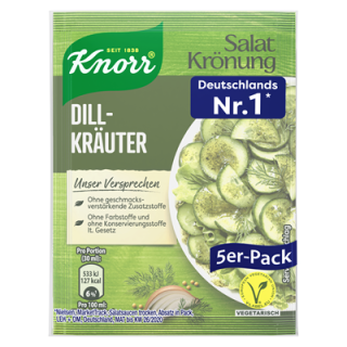 Knorr Salatkräuter Dill - 45 g Beutel