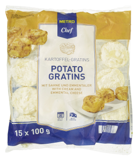 METRO Chef Kartoffelgratin tiefgefroren - 1,50 kg Beutel