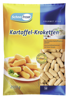 Schne-frost Kartoffel Kroketten tiefgefroren - 2,50 kg Beutel