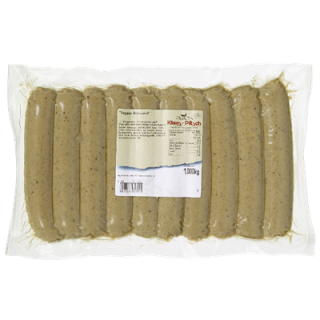 Klaas & Pitsch Vegane Bratwurst - 1 kg Schrumpfpackung