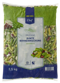 METRO Chef Bunte Bohnenmischung tiefgefroren - 2,50 kg Beutel