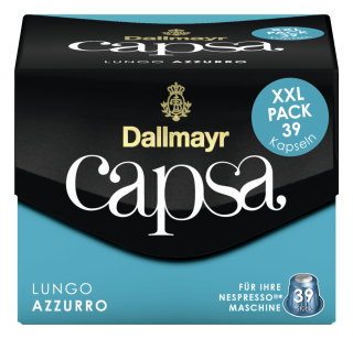Dallmayr Kaffeekapsel Capsa Lungo Azzurro XXL - 52 g Packung