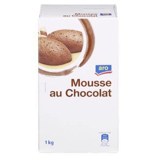 aro Mousse au Choc Dessertcremepulver mit Raspelschokolade - 1 kg Packung