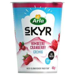 Arla nach isländischer Tradition Himbeere-Cranberry...