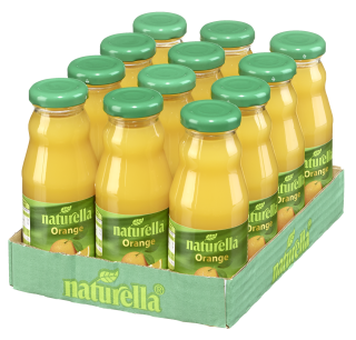 Naturella Orangensaft - 12 x 0,20 l Flaschen