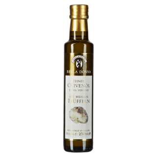 Hellriegel Feines Olivenöl mit weißen Trüffeln - 250 g Flasche