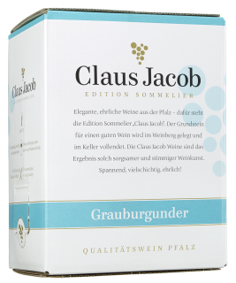 Claus Jacob Grauburgunder Qualitätswein Weißwein trocken - 5,00 l Packung