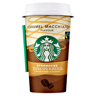 Starbucks Coffee Discoveries Caramel Macchiato 1,6 % Fett - 220 g Becher