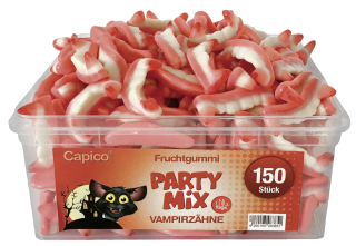Tise HALAL Capico Fruchtgummi Dracula Zähne - 150 g...