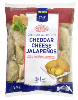 METRO Chef Cheddar Cheese Jalapenos tiefgefroren...