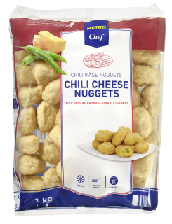 METRO Chef Chili Cheese Nuggets tiefgefroren küchenfertig gewürzt - 6 x 1 kg Beutel