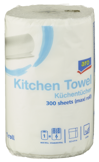 aro Küchentücher Weiß 2 lagig - 300 Blatt