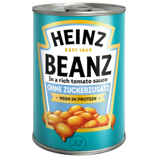 Heinz Baked Beans ohne Zuckerzusatz - 415 g Dose
