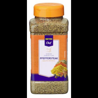 METRO Chef Pfeffersteak Gewürzzubereitung - 1 x 590 g Dose