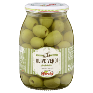 Novella Grüne Oliven Giant entsteint - 1,062 l Tiegel
