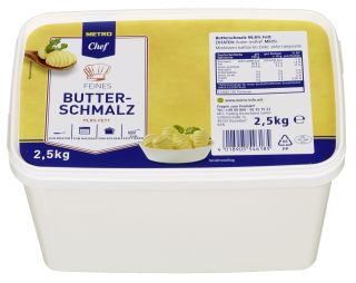 METRO Chef Butterschmalz 99,8 % Fett - 2,50 kg Becher