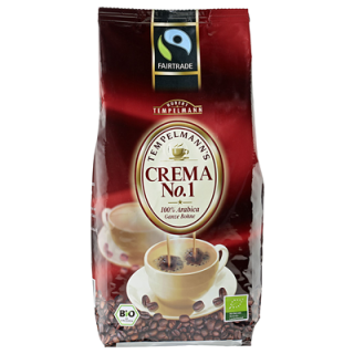 Tempelmann Kaffee Crema Bio - 1,00 kg Beutel
