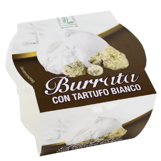 viva italia Burrata 40 % Fett i.Tr. mit weißem Trüffel ATG 125 g - 280 g Stück