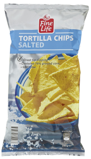 Fine Life Tortilla Chips Salted 200 g Packung