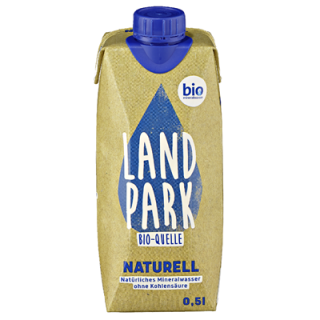 Landpark Mineralwasser BIO-QUELLE Naturell - 0,50 l Packung