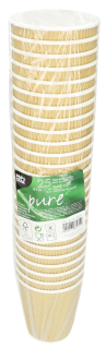 Pap Star Pure Trinkbecher 0,3 l Pappe Ø 9 cm