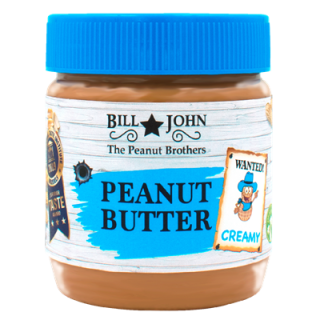 Bill & John Erdnussbutter Creamy cremig - 350 g Dose