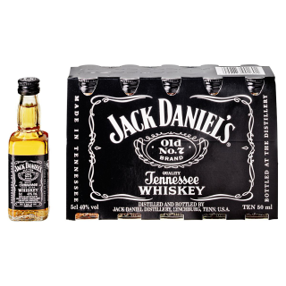 Jack Daniels Jack Daniels 40 % Vol. - 10 x 0,05 l Karton