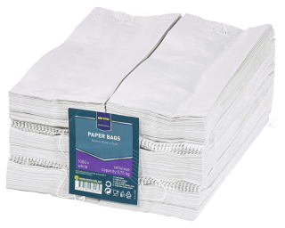 METRO Professional Papierfaltenbeutel 0,75 kg Weiß - 1000 Stück