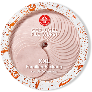 Wiltmann Geflügel-Filetwurst gebrüht, fein gekühlt - 200 g Stück
