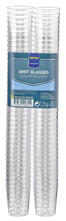 Schnapsgläser 2 cl Klar Polystyrol (PS) - 80 Stück