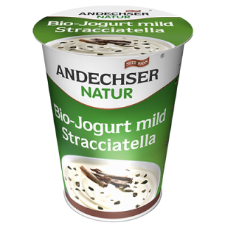 Andechser Bio Joghurt Stracciatella 3,7 % Fett 400 g Becher