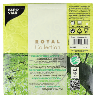 Papstar Servietten 40  x  40 cm 1/4Falz 54 g / m²