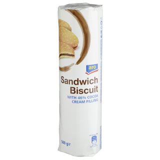aro Doppelkekse 46 % Kakao - 500 g Packung