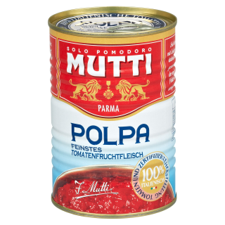 Mutti Polpa Fine Tomaten Fruchtfleisch - 400 g Dose