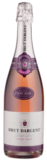 Brut Dargent Ice Rose Pinot Noir Sekt, Schaumwein herb/brut, Kirsche, Brombeere - 6 x 750 ml Flaschen