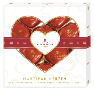 Niederegger Marzipan Herzen - 125 g Geschenkpackung