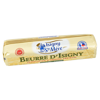 Isigny Sainte Mère gesalzene Butter 80 % Fett 250 g Packung